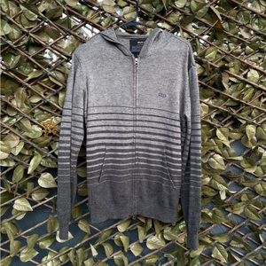 RVCA Zip Up Grey Sweater Hoodie